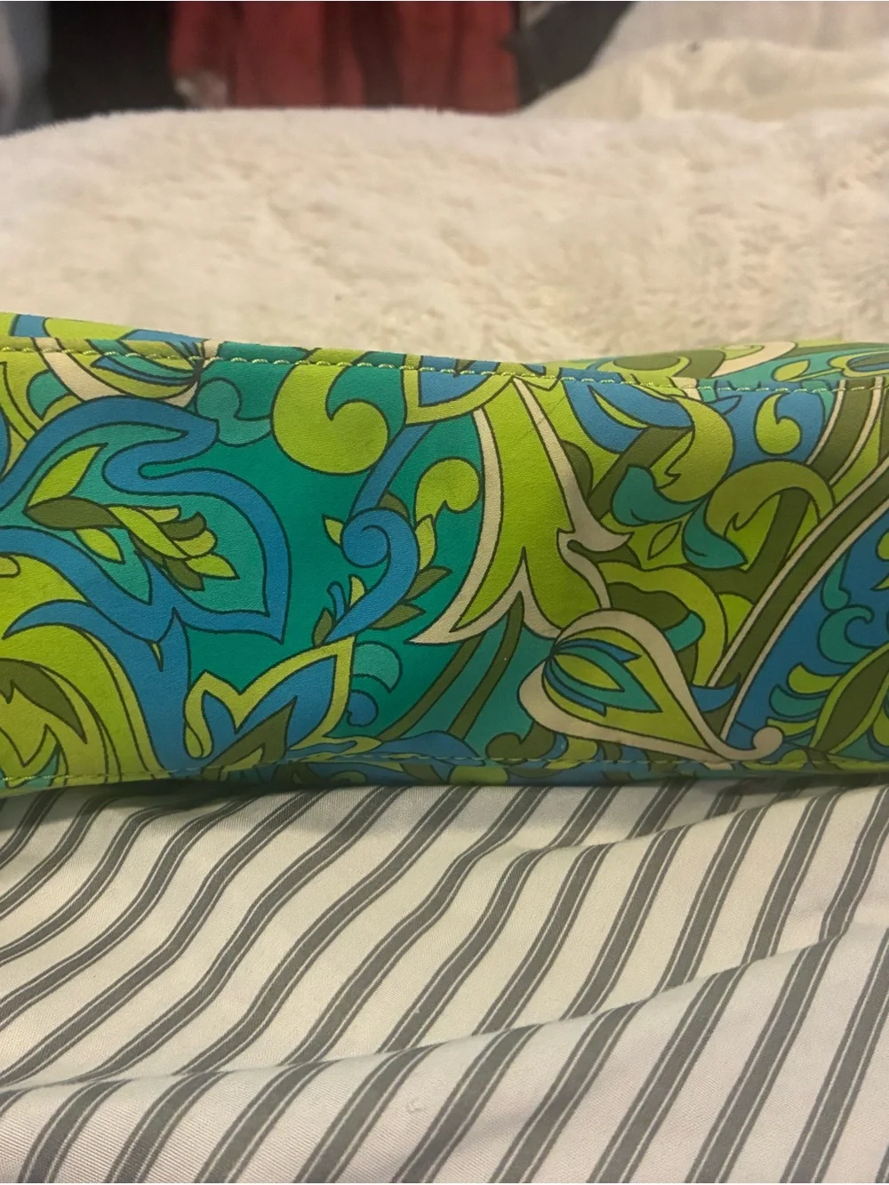 Nine West paisley floral colorful shoulder purse